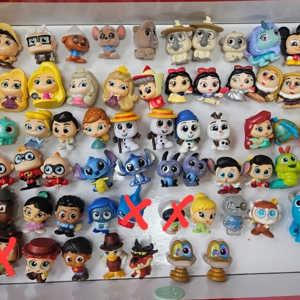 Disney Doorables, Various (70+ Pieces), Cartoon Character Set. Price For All